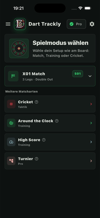 Dart Trackly Screenshot 1