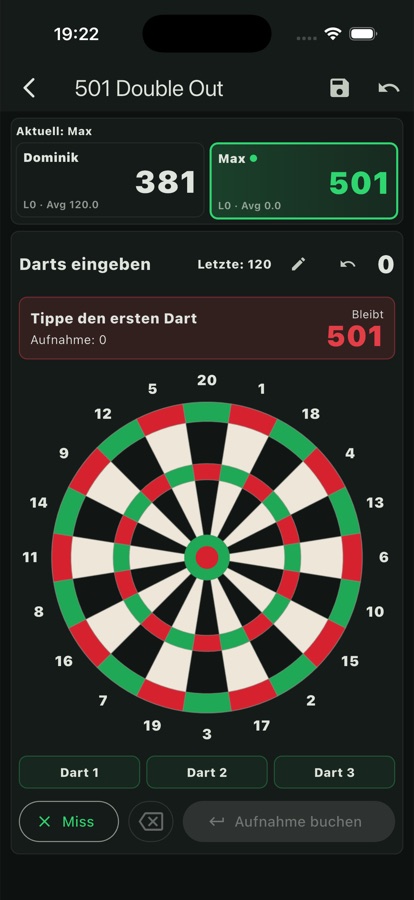Dart Trackly App Screenshot