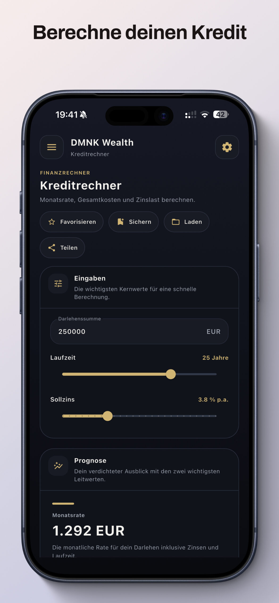 DMNK Wealth App Screenshot