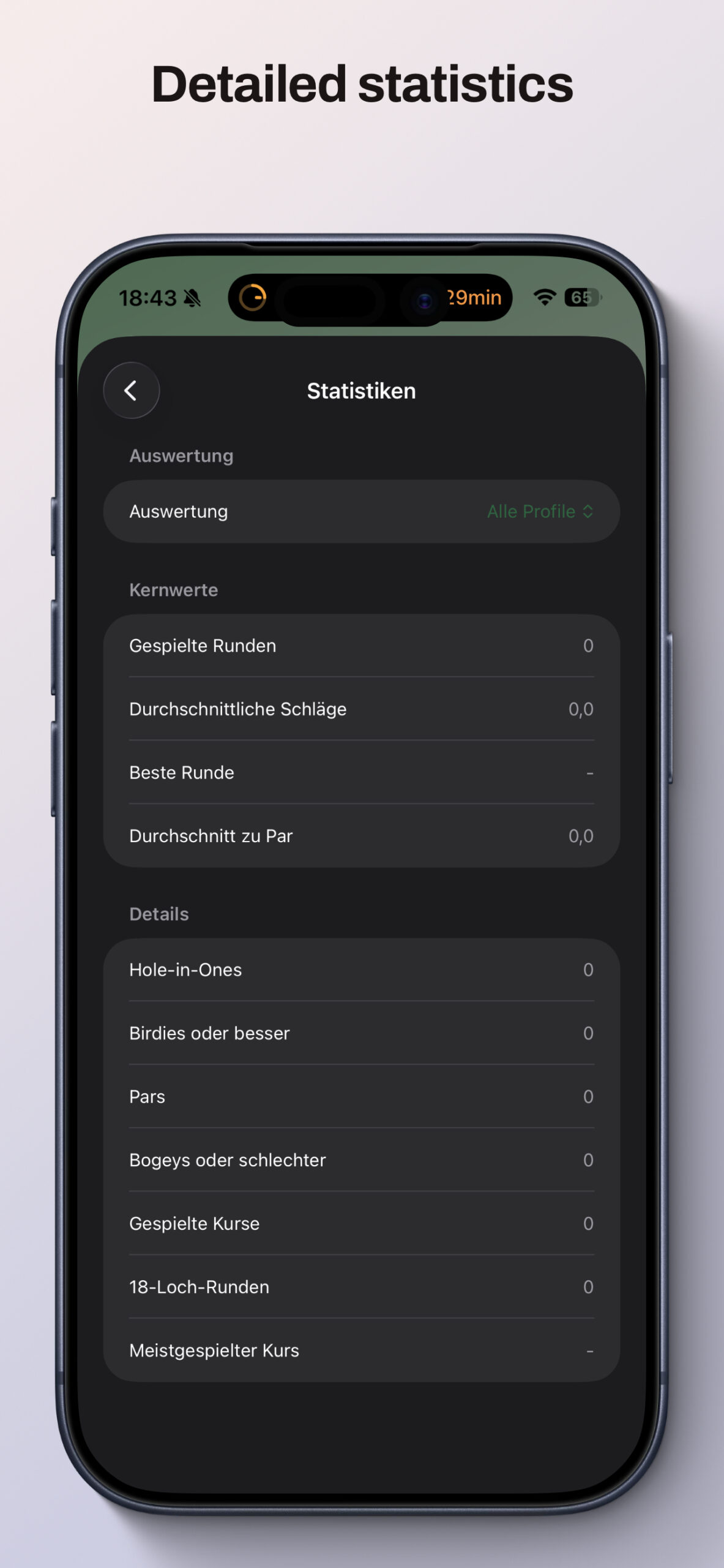 GolfTrackly App Screenshot