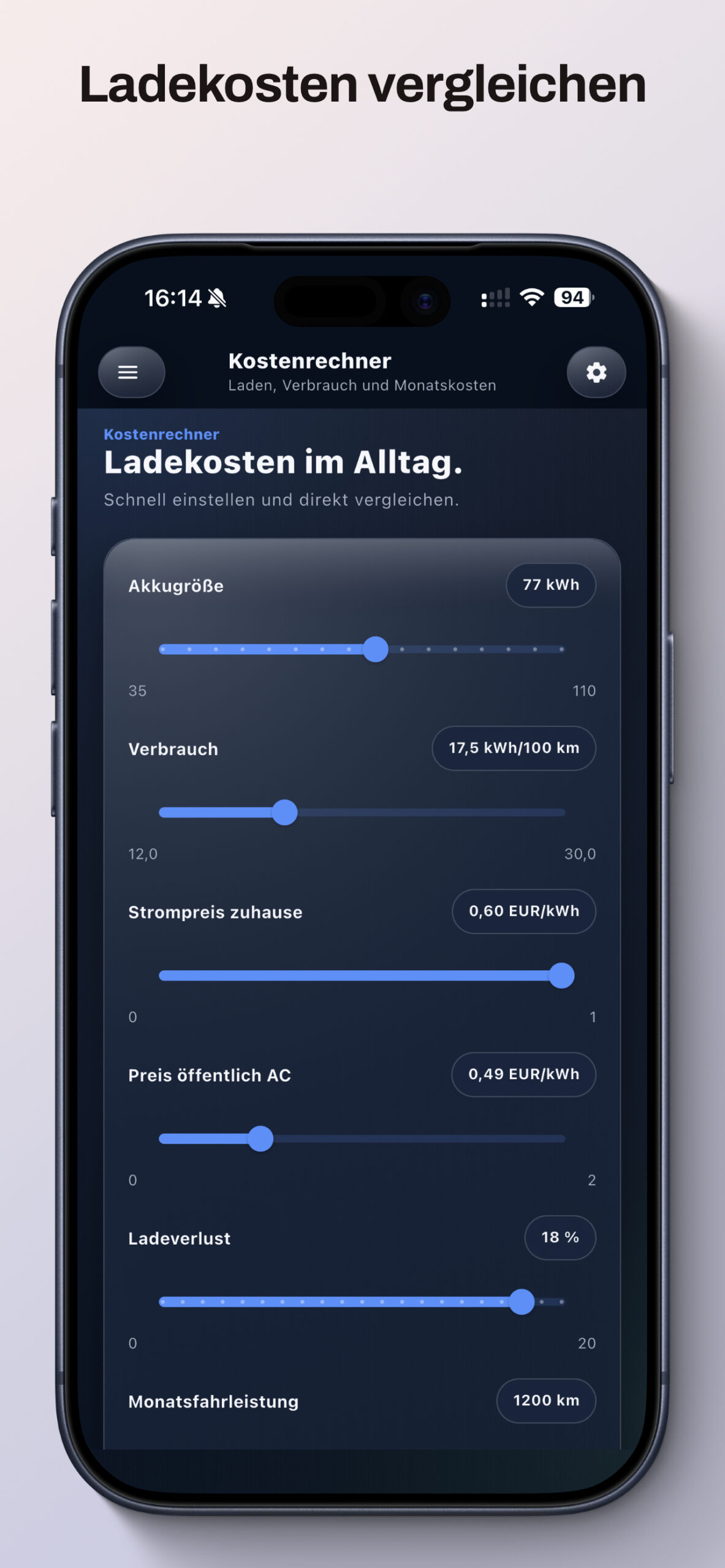 StromStart App Screenshot