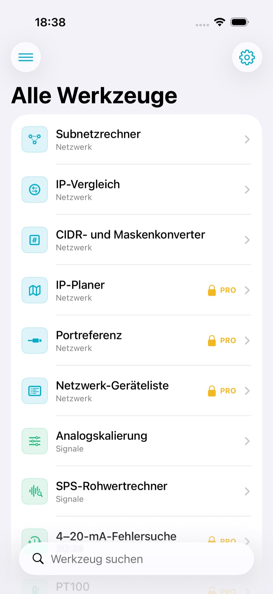 OT Toolbox Übersicht aller Werkzeuge