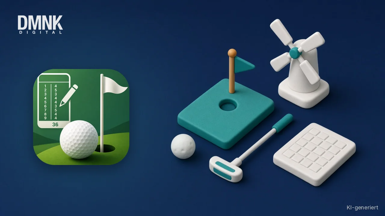 Minigolf Scorecard: Runden zählen mit GolfTrackly